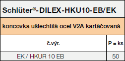 Schlüter®-DILEX-HKU-EB/V