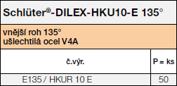 Schlüter®-DILEX-HKU-EB/EQ