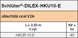 Schlüter®-DILEX-HKU-E