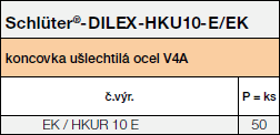 Schlüter®-DILEX-HKU-EB/V
