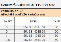 SCHIENE-STEP-EB/I 135°