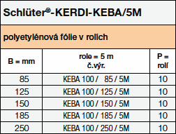 Schlüter-KERDI-KEBA/5M