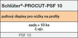 Schlüter-PROCUT-PSF 10