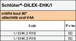 Schlüter-DILEX-EHK/I