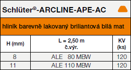 Schlüter®-ARCLINE-APE-AC
