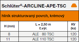 Schlüter®-ARCLINE-APE-TSC