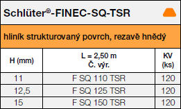 Schlüter®-FINEC-SQ-TSR