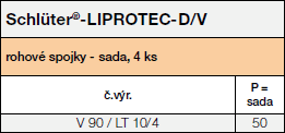 Schlüter®-LIPROTEC-D/V