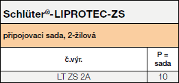 Schlüter®-LIPROTEC-ZS-2adrig
