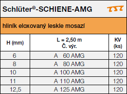 Schlüter®-SCHIENE-AMG