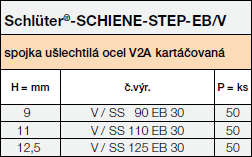 SCHIENE-STEP-EB/V 30