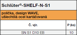 Schlüter®-SHELF-N WAVE