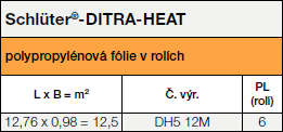 <a name='heat'></a>Schlüter®-DITRA-HEAT