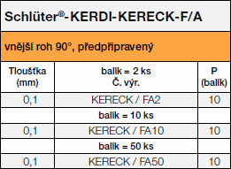 Schlüter®-KERDI-KERECK-F