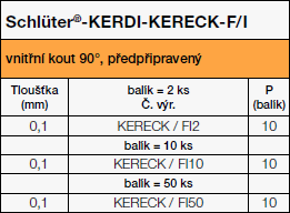 Schlüter®-KERDI-KERECK-F (I)