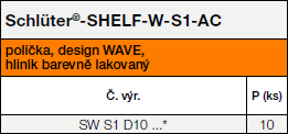 Schlüter-SHELF-W-S1-AC WAVE